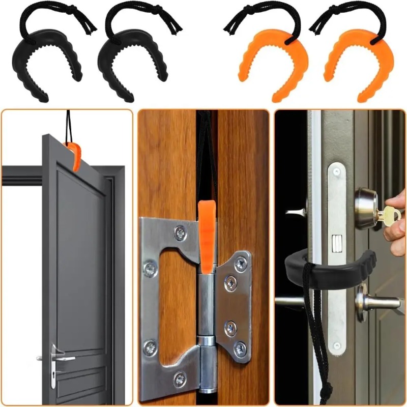 Door Stop Alarm - Fácil de usar porta de borracha