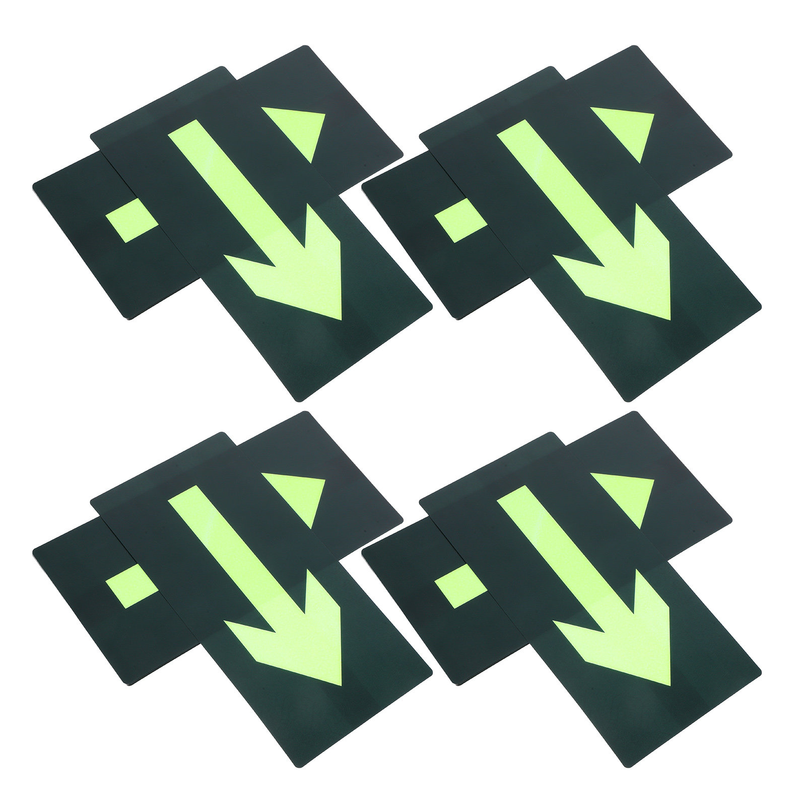 Emergency Exit Sign - Adesivos de seta de saída de