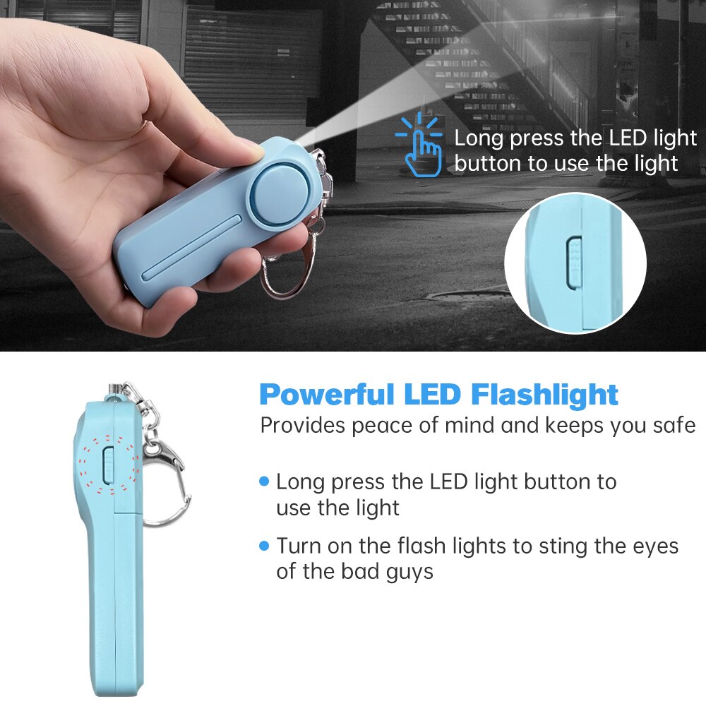 Alarme de segurança pessoal pa - Personal Alarm Keychain avaliação e preço