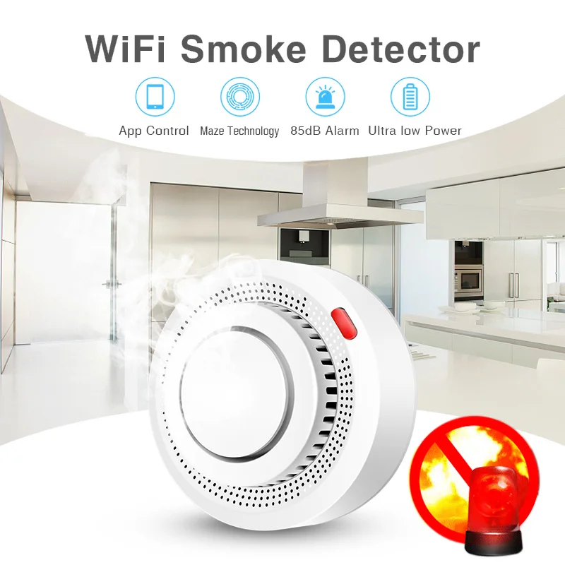Kit com 2 Detectores de Fumaça - Smoke Detector Interconnected avaliação e preço