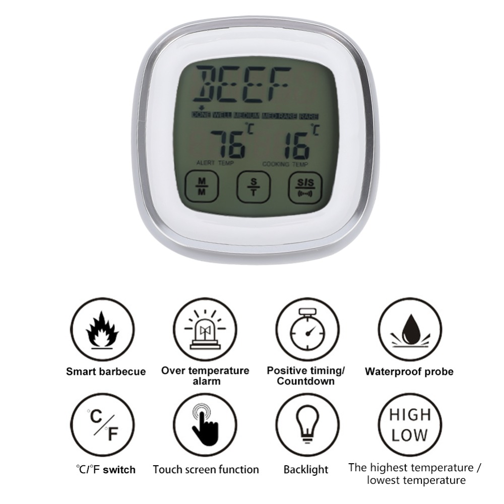 Termômetro Digital de Carne co - Pool Alarm Float avaliação e preço